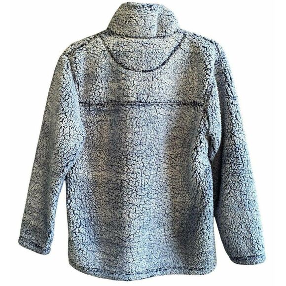 Boxercraft Womens Blue Sherpa 1/4 Zip Size Small - Picture 2 of 4
